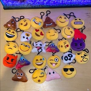 Emoji keychains